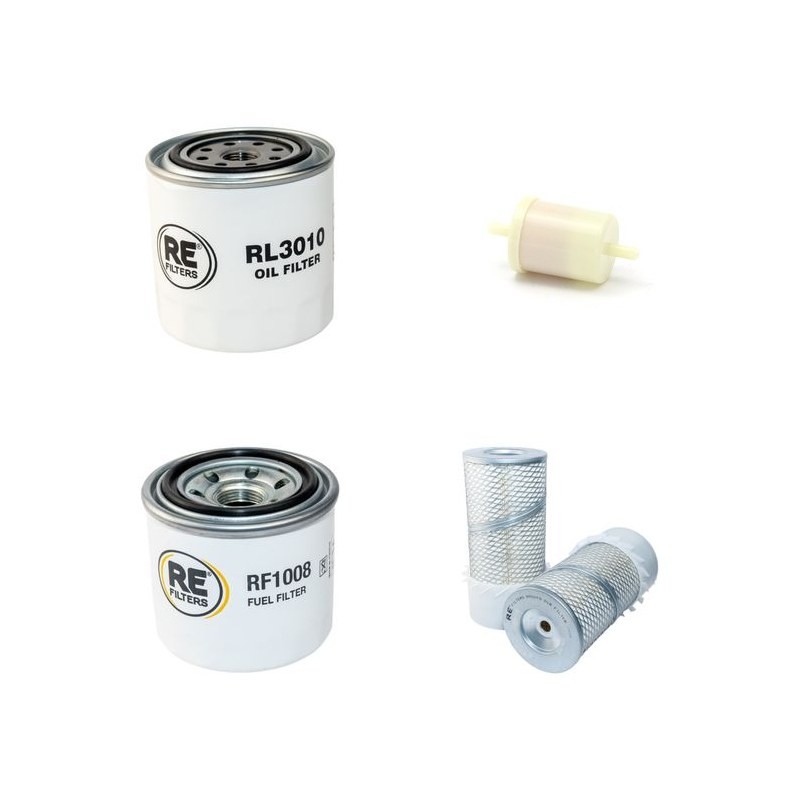 KUBOTA KH 121-2 Filter Service Kit Air Oil Fuel Filters w/Kubota V2203 Eng.
