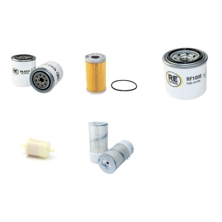 Filter Kit for Kubota KH130 Air, Oil, Fuel Filters
