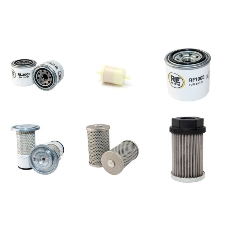 Filter Kit for Kubota KX 36 with Kubota D 662BH Engine