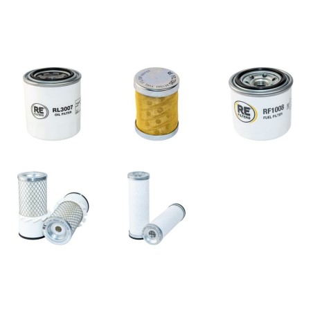 Filter Kit for Kubota KX36-2 Air, Oil, Fuel Before SN 56246
