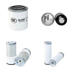 Kubota KX41-2S/V Filter Service Kit Air Oil Fuel Filters