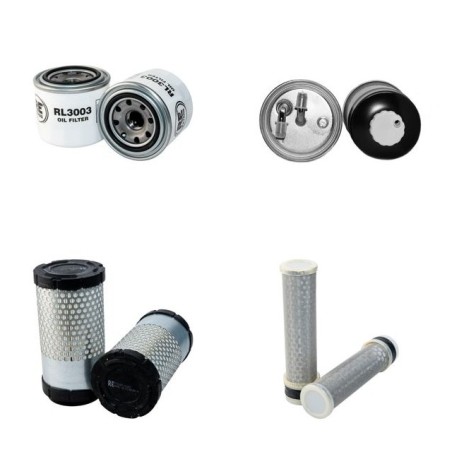 Filter Kit for Kubota KX 41-2SV Alpha Air Oil Fuel Filters with Kubota D 782BH Engine