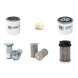 Kubota KX41H Filter Service Kit with Kubota D 1105BH Engine