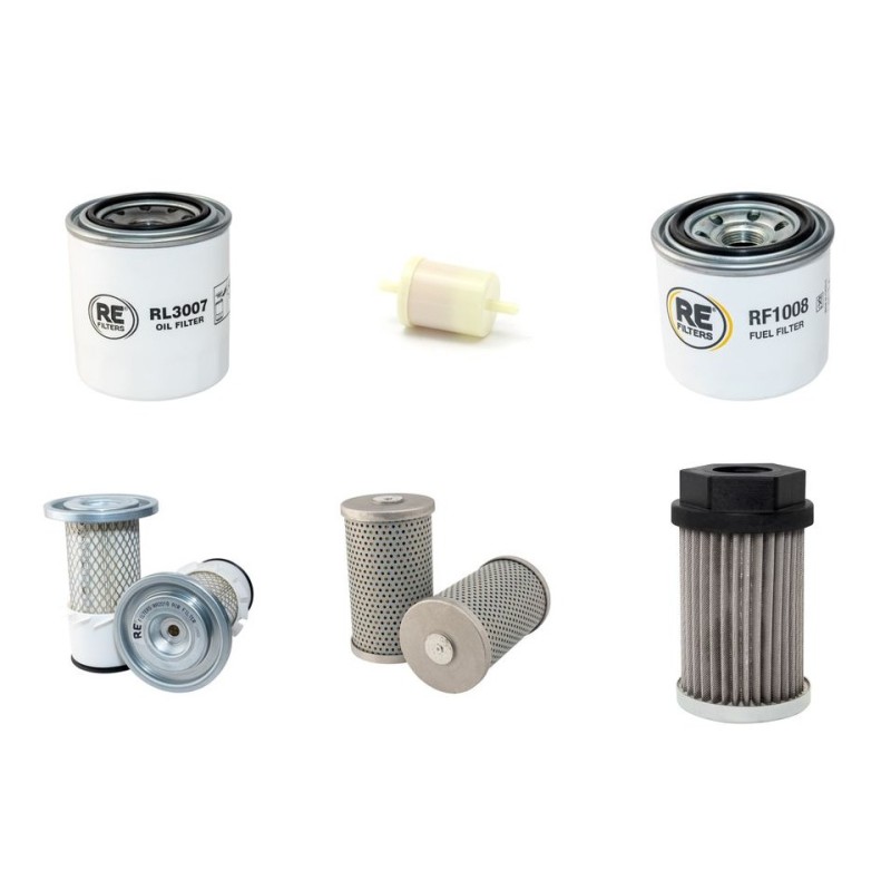 Filter Kit for Kubota KX 41H with Kubota D 1105BH Engine