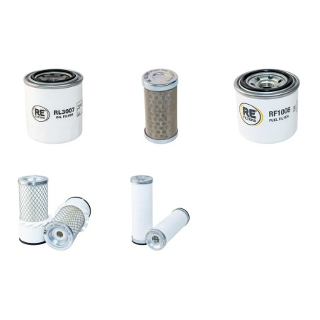 KUBOTA KX 61-2 Filter Service Kit w/Kubota D 1105 Eng.  Air, Oil, Fuel Filters
