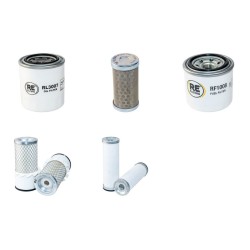 Kubota KX61-2S Filter Service Kit Air Oil Fuel Filters with