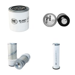 Kubota KX71-2A (Alpha) Filter Service Kit Air, Oil, Fuel