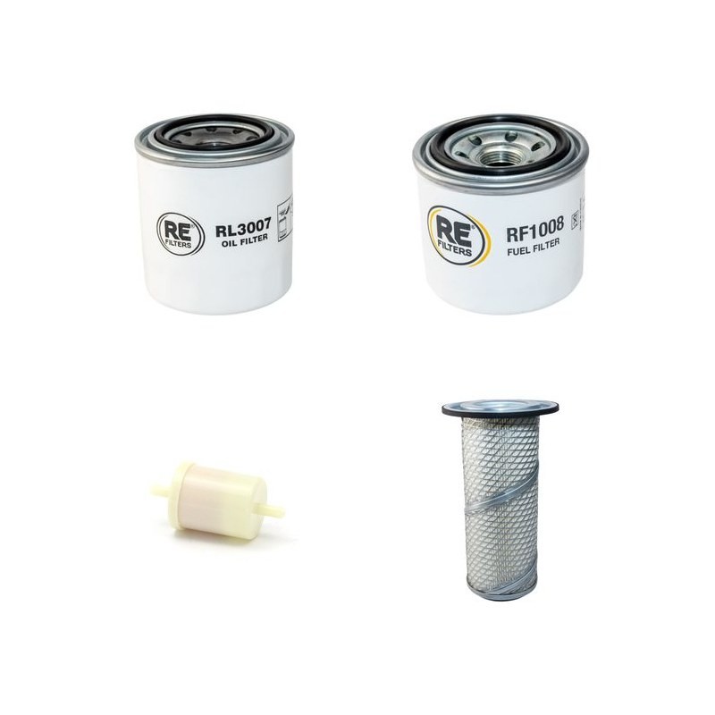 KUBOTA KX 71H Filter Service Kit Air Oil Fuel Filters w/Kubota V 1505BH Eng.