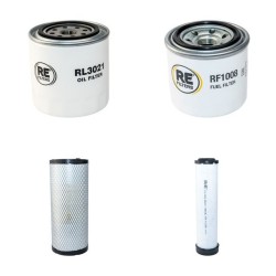 Filter Kit for Kubota KX 080-3T Air Oil Fuel Filters with Kubota V 3307DT3BH Engine