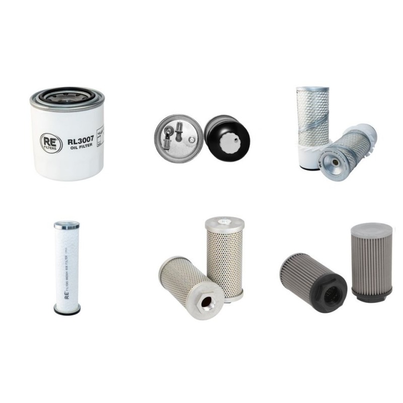 Kubota KX91-2 Filter Service Kit S/N 56297--