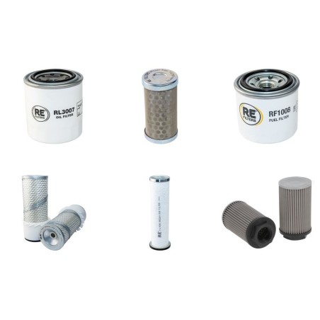 KUBOTA KX 91-2S Filter Service Kit w/Kubota V 1505EBH7 Eng.