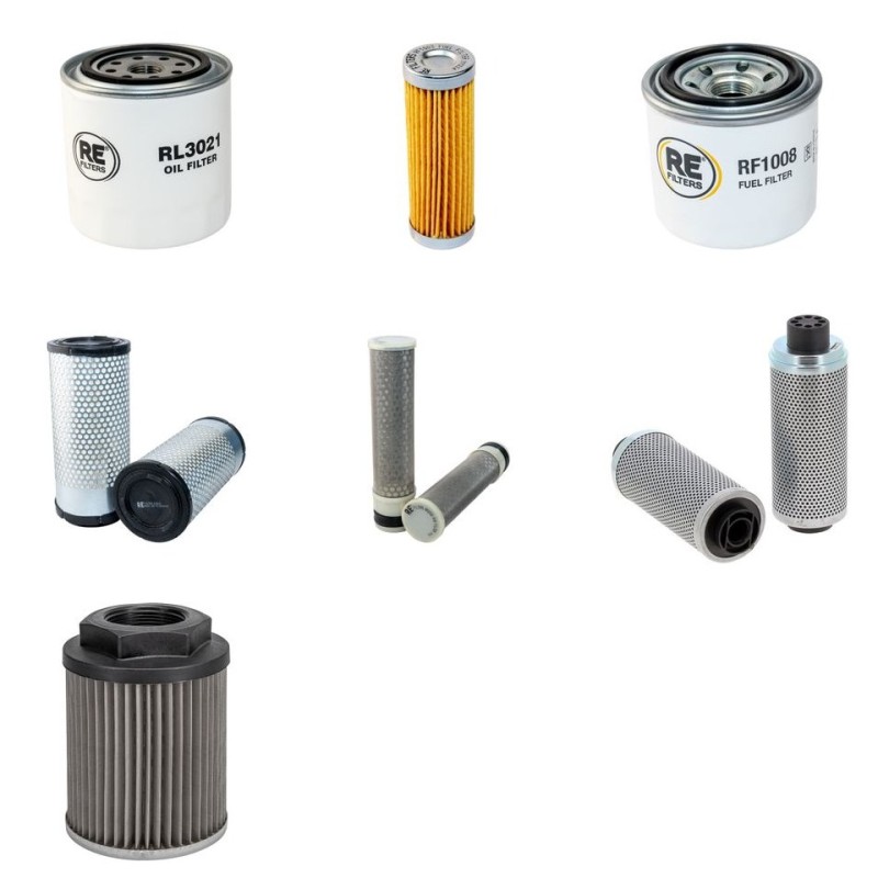 Filter Kit for Kubota KX91-3A 