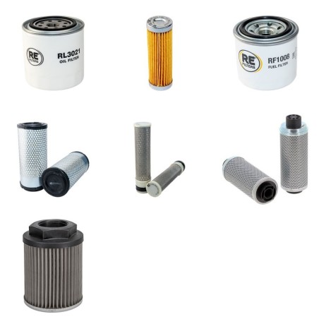 Filter Kit for Kubota KX91-3A 2 