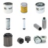 KUBOTA KX 101-3a (a3) Filter Service Kit w/Kubota D 1803-M-E3-Bh-Eu1 Eng. 2011-