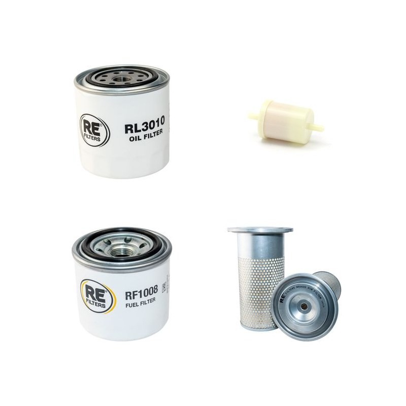 Filter Kit for Kubota KX101H, K x151H Air, Oil, Fuel Filters
