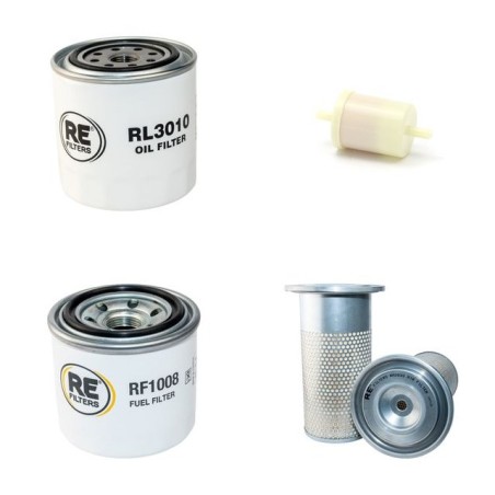 Kubota KX101H, KX151H Filter Service Kit Air, Oil, Fuel Filters