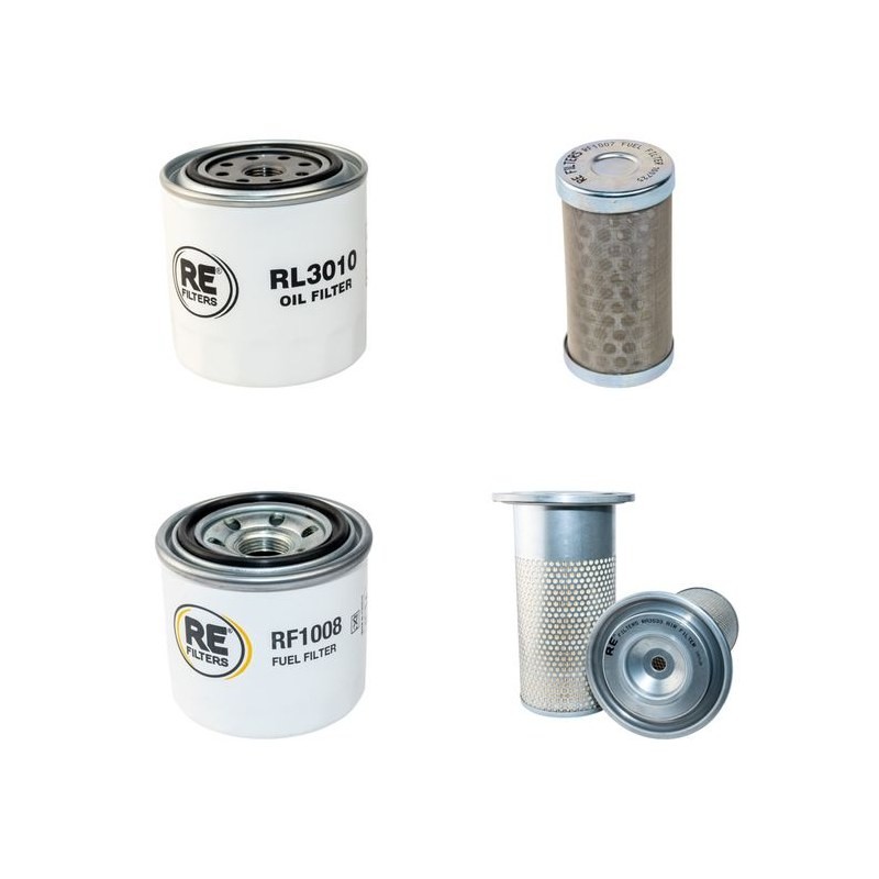 Filter Kit for Kubota KX121 Air, Oil, Fuel Filters