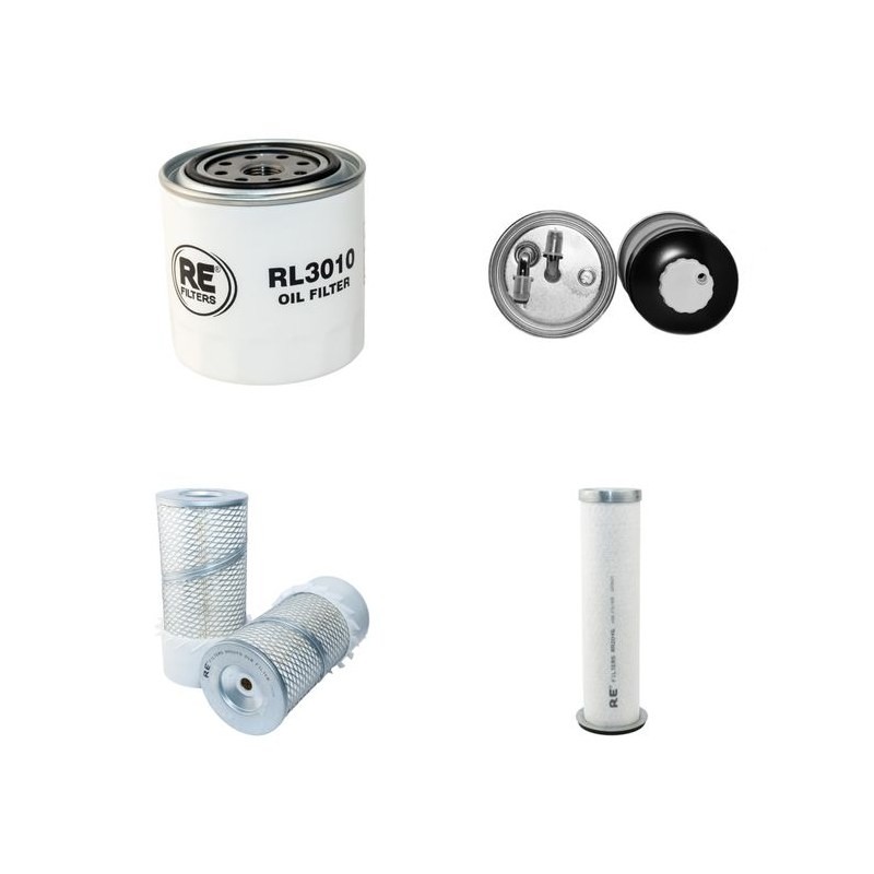 KUBOTA KX 121-2  Filter Service Kit Air Oil Fuel Filters w/Kubota Eng. SN  56566- YR  -2002