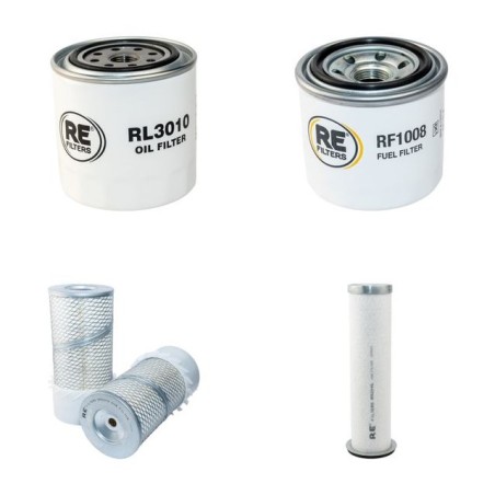 Filter Kit for Kubota KX161-2S Air, Oil, Fuel Filters