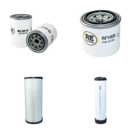 Kubota KX161-3S1, KX161-3S2  Filter Service Kit - Air, Oil, Fuel Filters