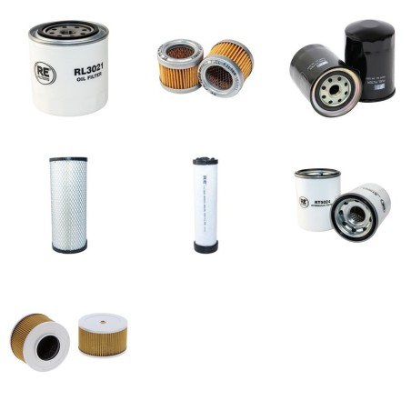 Kubota KX251 Filter Service Kit - full kit