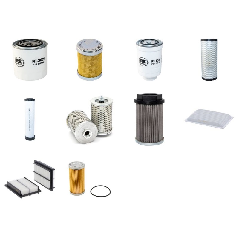 Filter Kit for Kubota R 085 with Kubota V2607 Engine