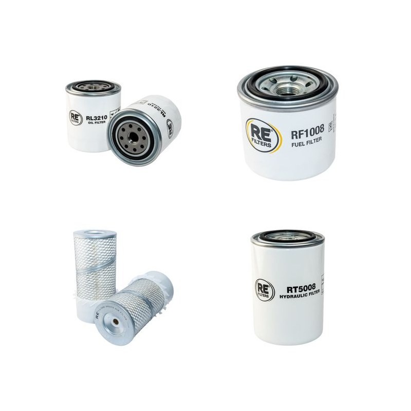 Filter Kit for Kubota R 400B with Kubota V1902Bd-W2 Engine