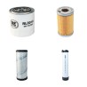 Filter Kit for Kubota R 420 Alpha with Kubota D 1503E Engine Air, Oil, Fuel Filters Serial No 01001-