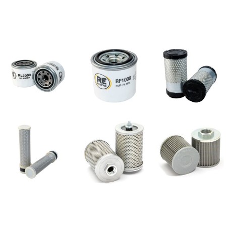 Filter Kit for Kubota U 15-3 with Kubota D782 Engine YR 2011-