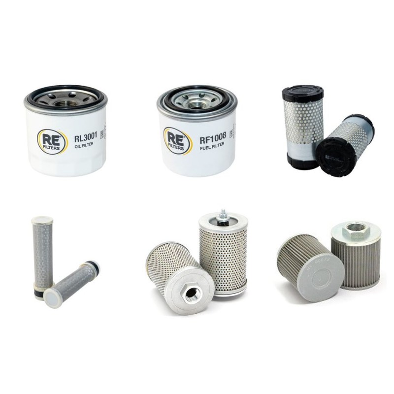 Filter Kit for Kubota U 15-4 with Kubota D 782EBH14 Engine