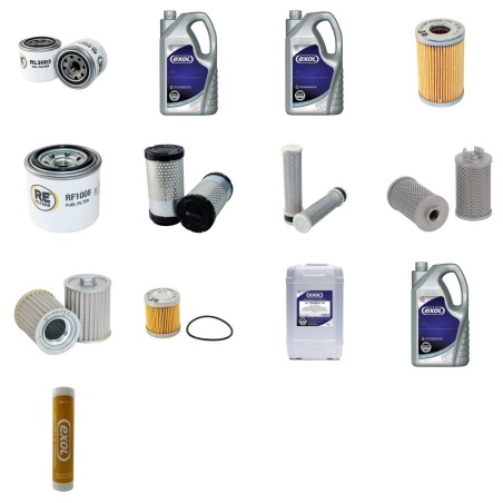 Filter Kit for Kubota U 25-3 with D1105 Engine Filter and Lubricant Kit