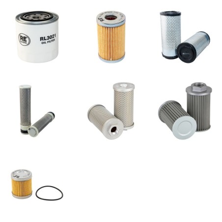 Filter Kit for Kubota U 35 with Kubota V 1505 Engine YR -2002