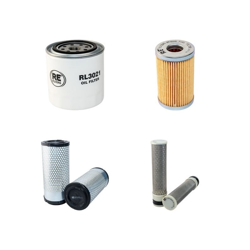Kubota U35-3 Filter Service Kit Air, Oil, Fuel Filters