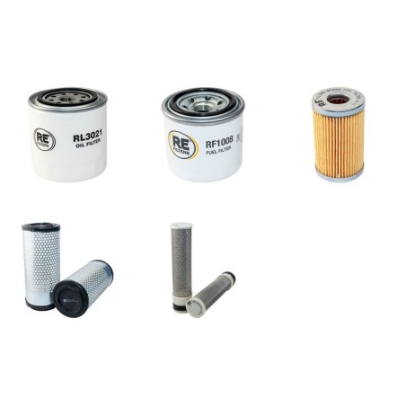 Kubota U35-3 SERVICE KIT Air oil Fuel