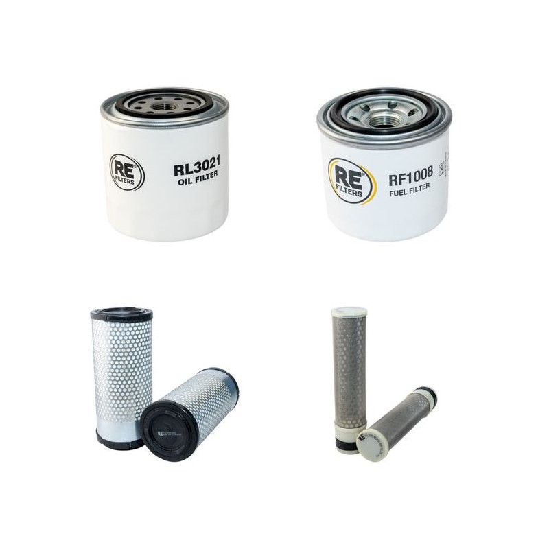 KUBOTA U 35 SS Filter Service Kit Air Oil Fuel Filters w/Kubota D 1503ME2BH2N Eng.