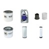 Filter Kit for Kubota U 48-4 engine filters and lubricant kit with Kubota V2607DI Engine 2010-