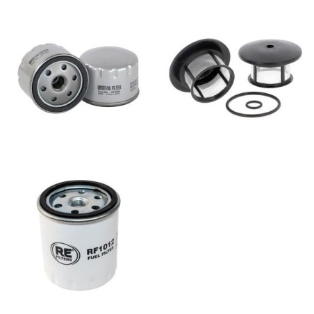 LEBRERO VTA 202 Filter Service Kit Air Oil Fuel Filters w/Deutz F2L1011F Eng.