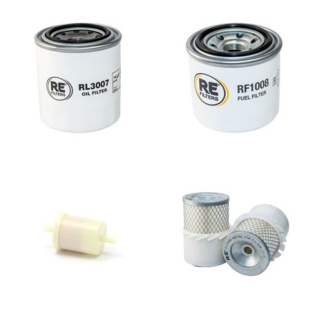 LIBRA 216 S Filter Service Kit Air Oil Fuel Filters w/Kubota D1005 Eng.