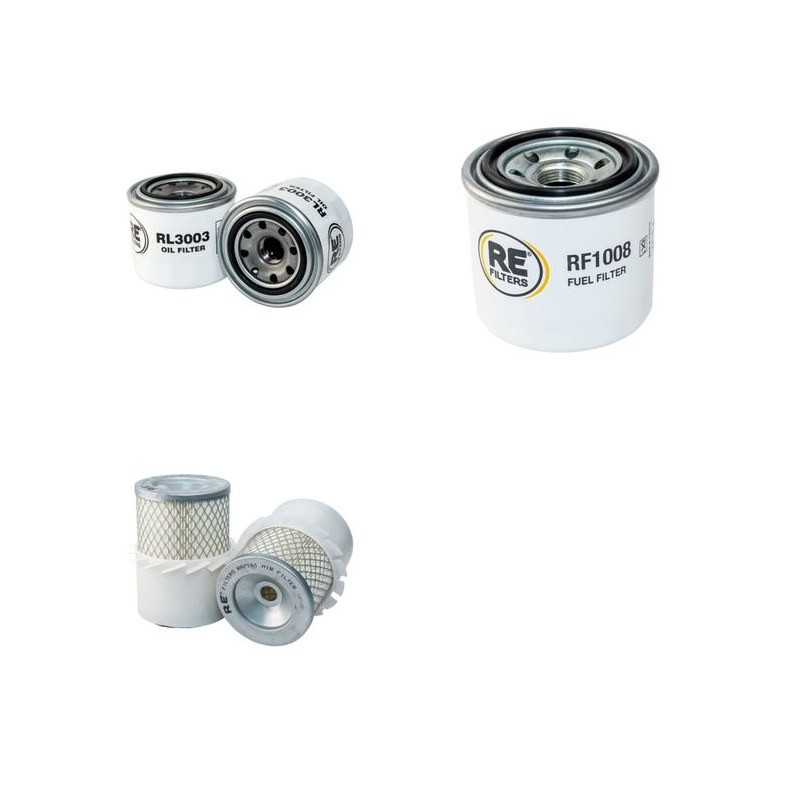 LIBRA 224 S Filter Service Kit Air Oil Fuel Filters w/Kubota V 1305 Eng.