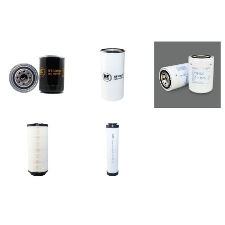LIEBHERR A 309 Typ 717 Filter Service Kit Air Oil Fuel Filters w/Deutz BF4M2012 Eng.