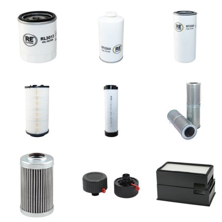 LIEBHERR A 912 COMPACT TYP 1187 Filter Service Kit w/Deutz TD/TCD 3.6L4 Eng.