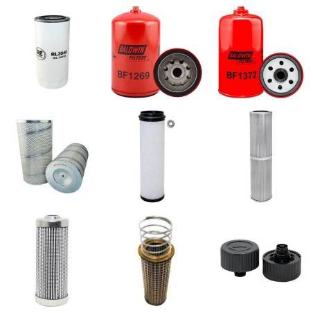 LIEBHERR R 912 LITRONIC Filter Service Kit w/LIEBHERR D904NA Eng. SN  0101-2627