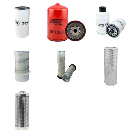 LIEBHERR A/R 922 Filter Service Kit w/Deutz F6L912 Eng.