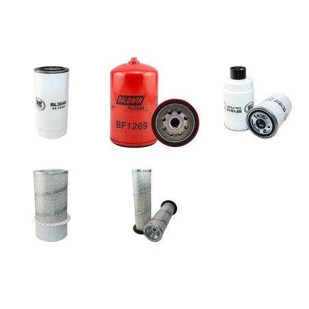 LIEBHERR A/R 922 Filter Service Kit Air Oil Fuel Filters w/Deutz F6L912 Eng.