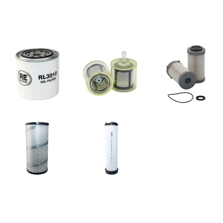 Filter kit suitable for CAT 299D with CAT Engine Serial No GTC/HCL
