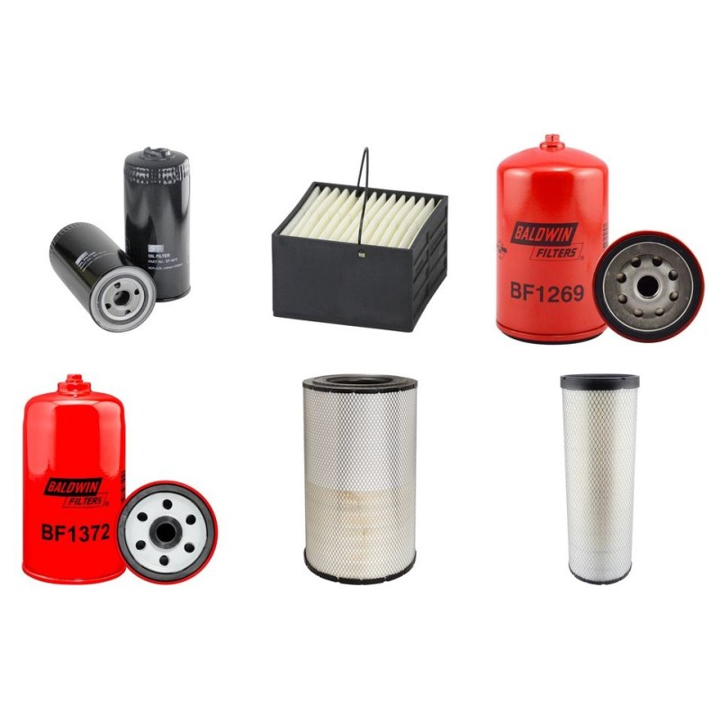 LIEBHERR HS 843 Filter Service Kit Air Oil Fuel Filters w/LIEBHERR 9408TI Eng.