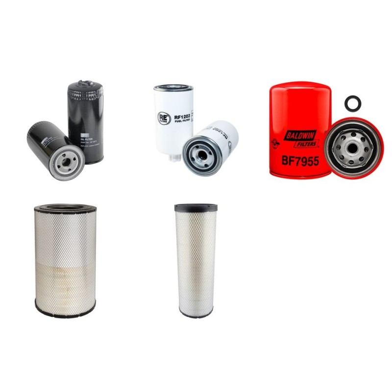 LIEBHERR HS 843 HD Filter Service Kit Air Oil Fuel Filters w/LIEBHERR D 926TI Eng.