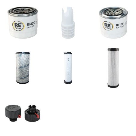 LIEBHERR L 506 C Typ 1258 Filter Service Kit w/Yanmar 4TNV98-ZSJLW Eng.
