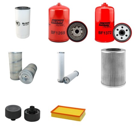 LIEBHERR L 522  Filter Service Kit w/Deutz BF4L913 Eng. SN  -513