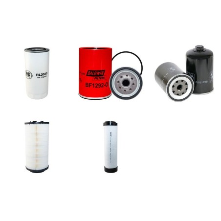 LIEBHERR LH 22 M Filter Service Kit Air Oil Fuel Filters w/LIEBHERR D 834A7 Eng.
